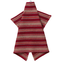 SAGE & CLARE SELENE STRIPE TEA TOWEL: CRIMSON