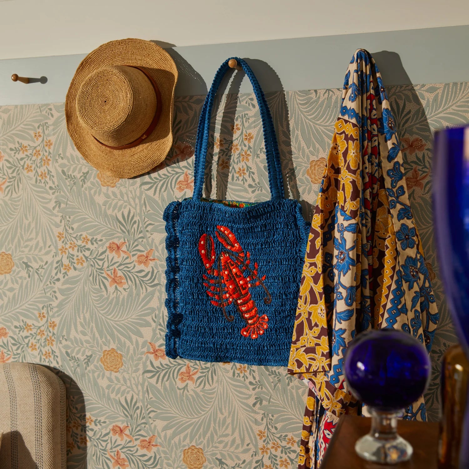 SAGE & CLARE AMELITA CROCHET TOTE BAG