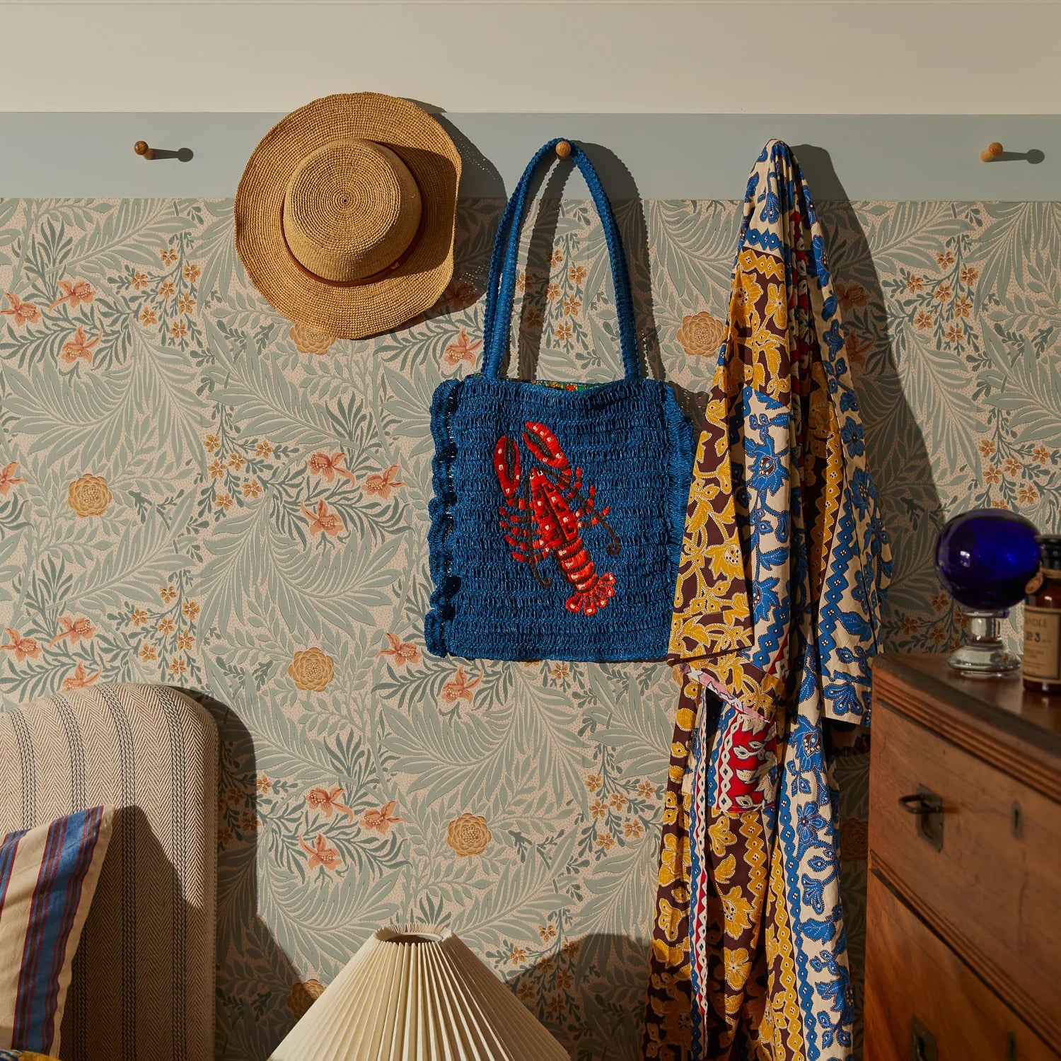 SAGE & CLARE AMELITA CROCHET TOTE BAG