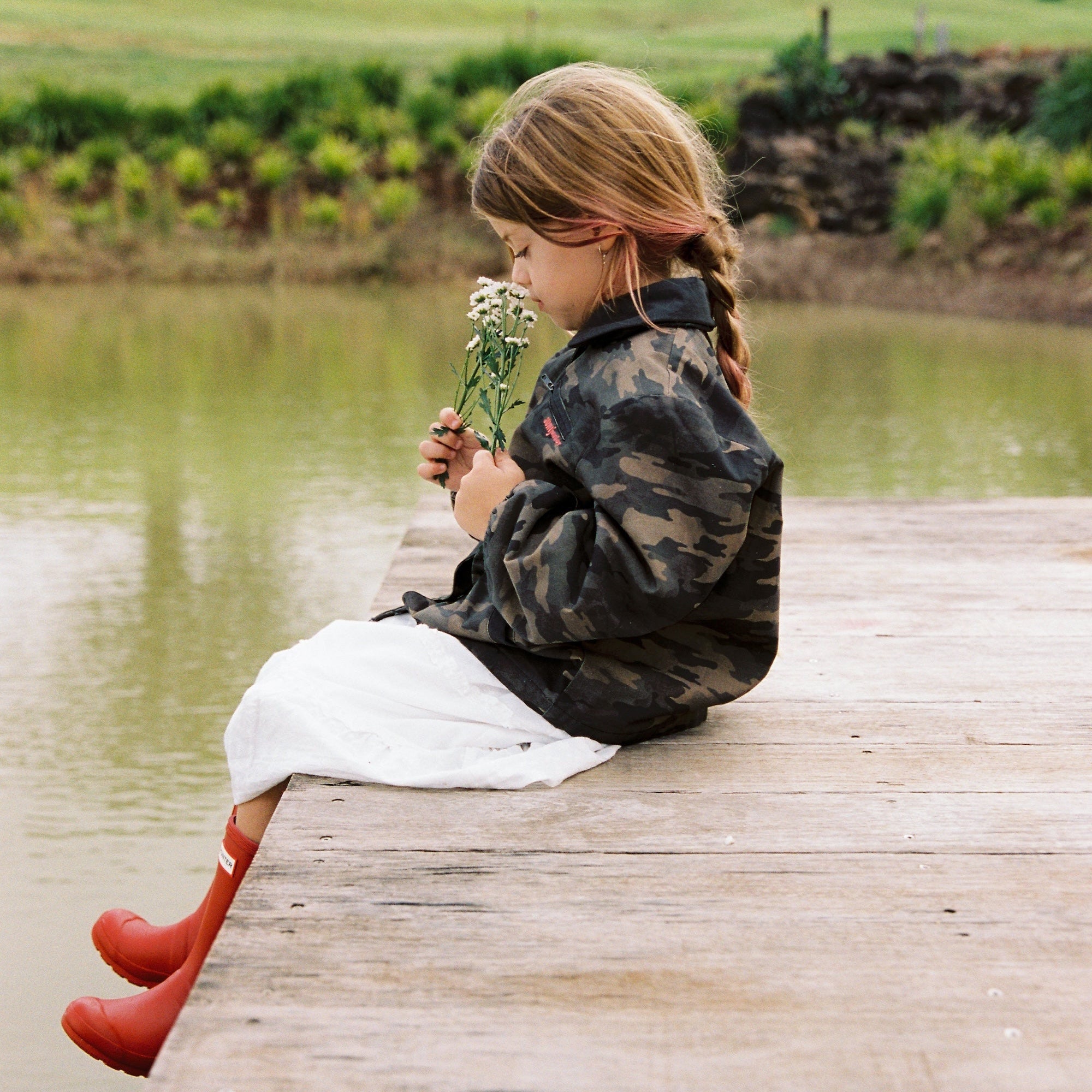 JUNI JNR ROCKY PADDED JACKET: CAMO