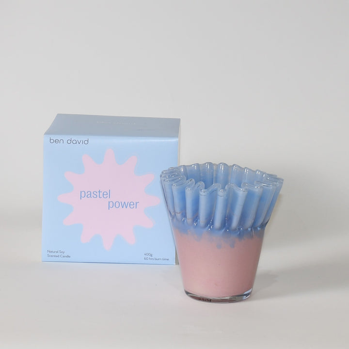 BEN DAVID BY KAS KIKI CANDLE: PASTEL POWER