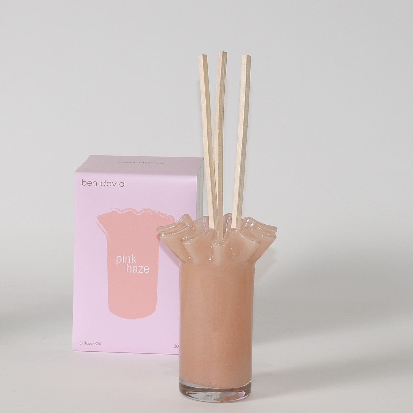 BEN DAVID BY KAS KIKI DIFFUSER VASE: PINK HAZE