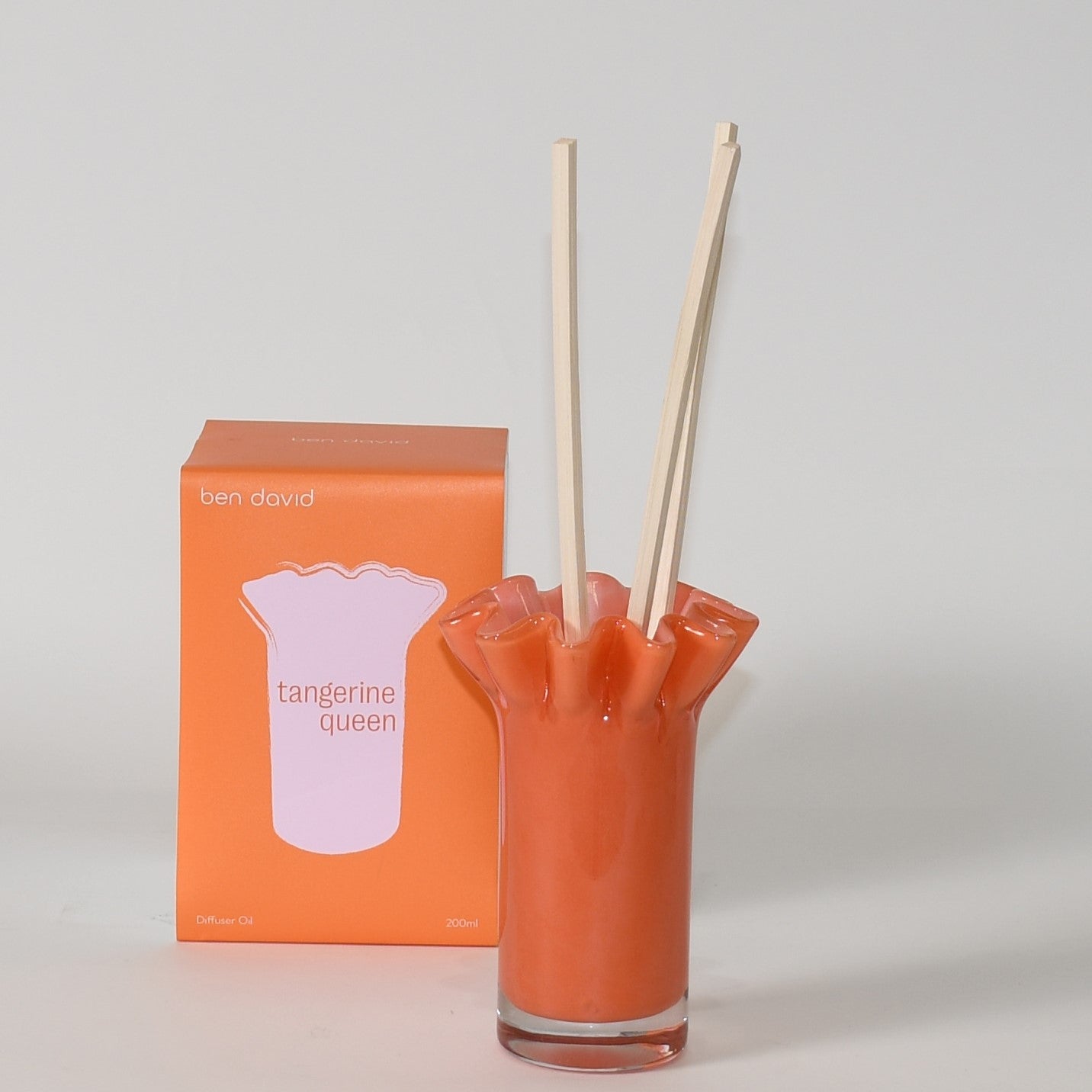 BEN DAVID BY KAS KIKI DIFFUSER VASE: TANGERINE QUEEN
