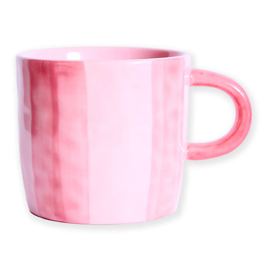 KIP & CO PINK STRIPE MUG