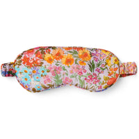 KIP & CO SILK EYE MASK: FOREVER FLORAL LILAC