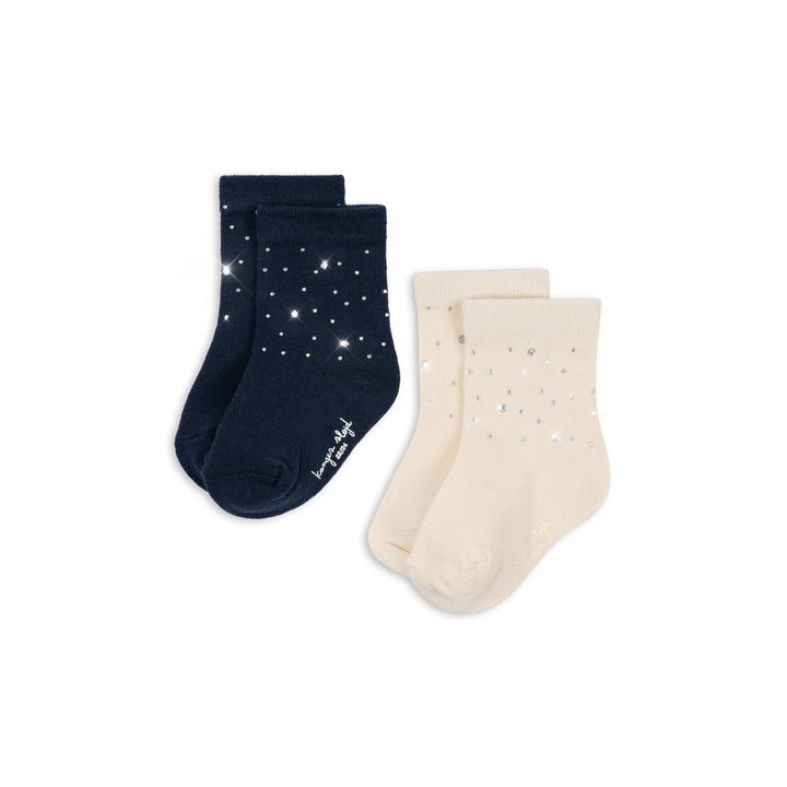 Konges Sløjd 2 Pack Sparkle Socks: Total Eclipse Mix