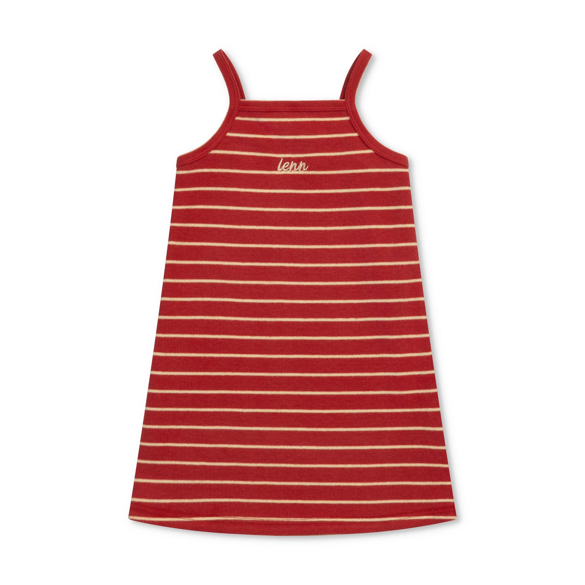 LENN LABEL OUTDOORS DRESS: FIERY STRIPE