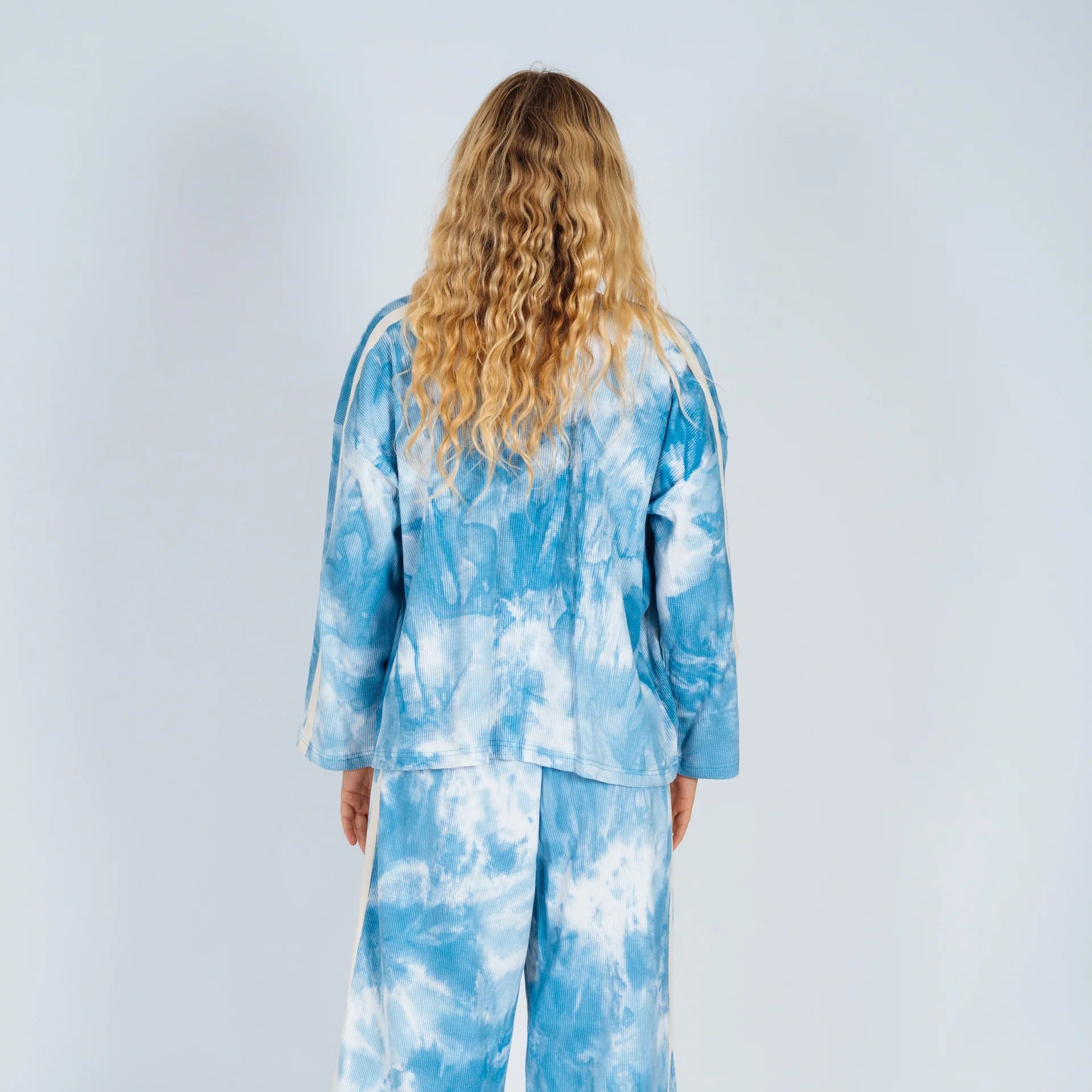 ATMOSEA LOUNGE L/S TEE: CLOUD TIE DYE