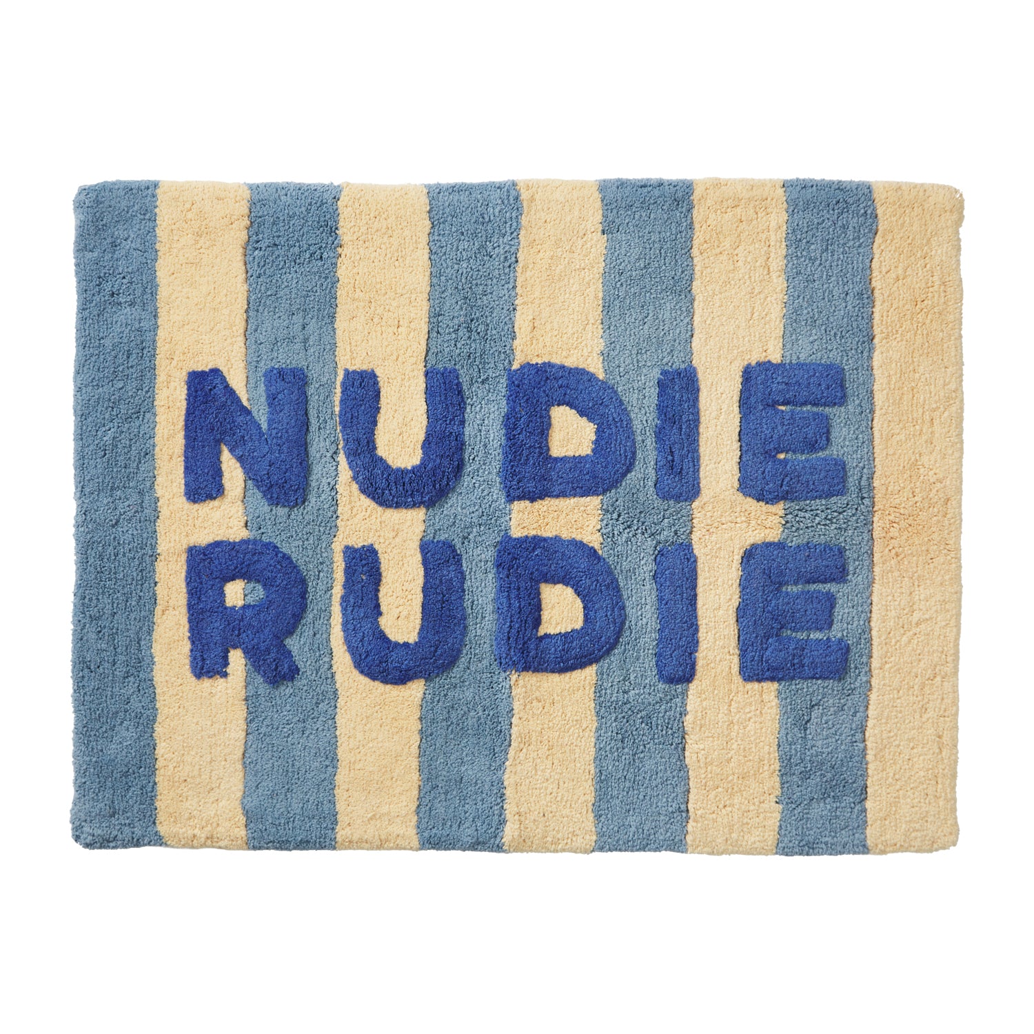 SAGE & CLARE IRA NUDIE BATH MAT: BLUE JEAN