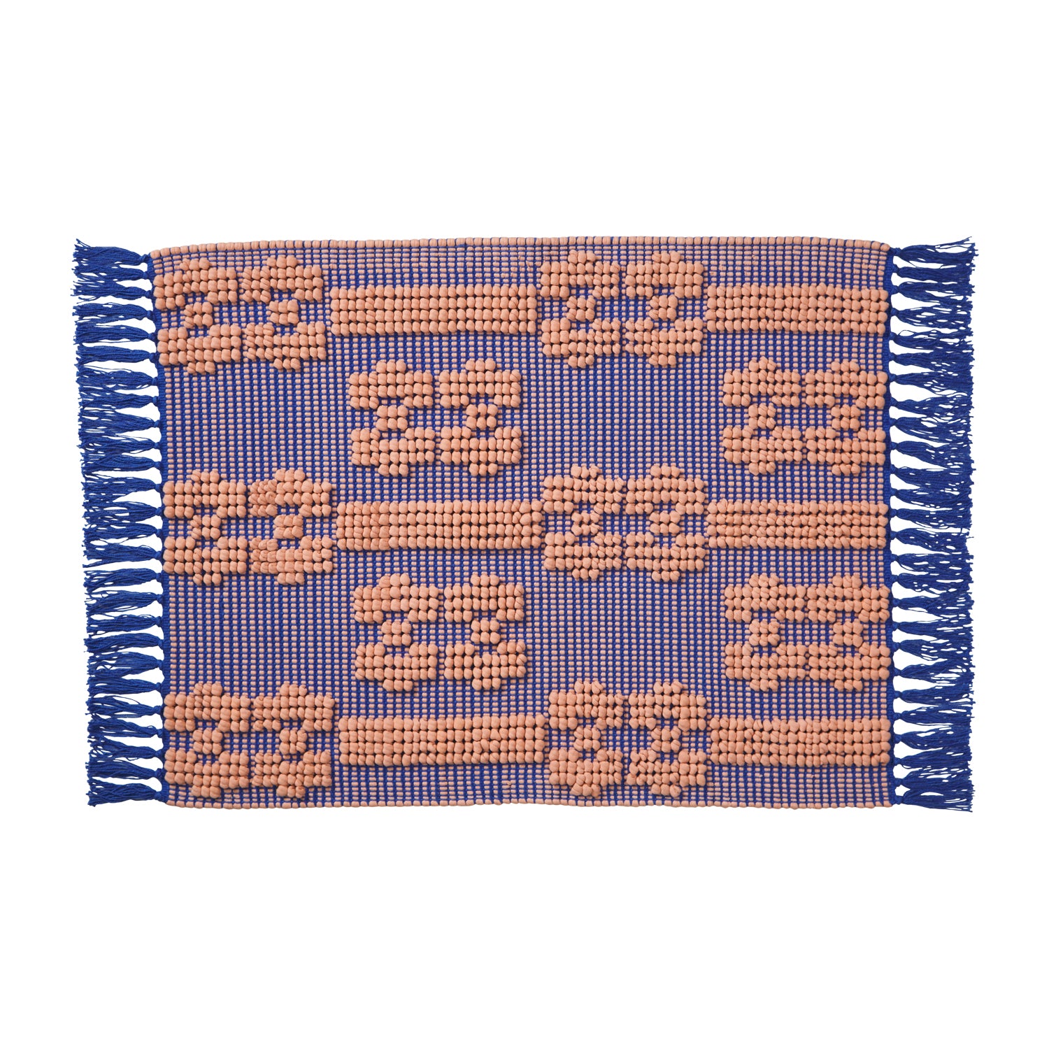 SAGE & CLARE SAWA COTTON MAT: ULTRAMARINE