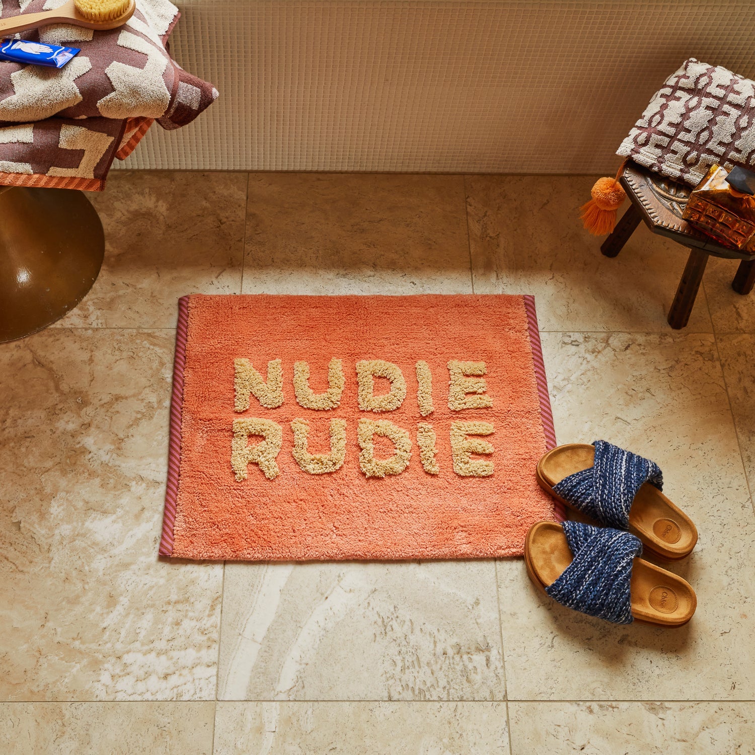 SAGE & CLARE TULA NUDIE BATH MAT MINI: DESERT