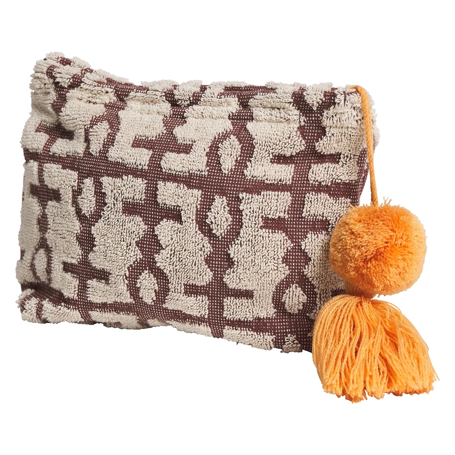 SAGE & CLARE AMATA TERRY POUCH: CLOVE