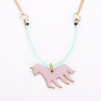 MERI MERI ENAMEL UNICORN NECKLACE