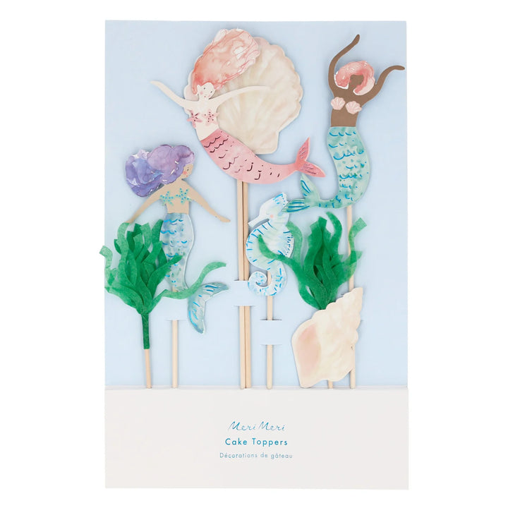 MERI MERI MERMAID CAKE TOPPERS