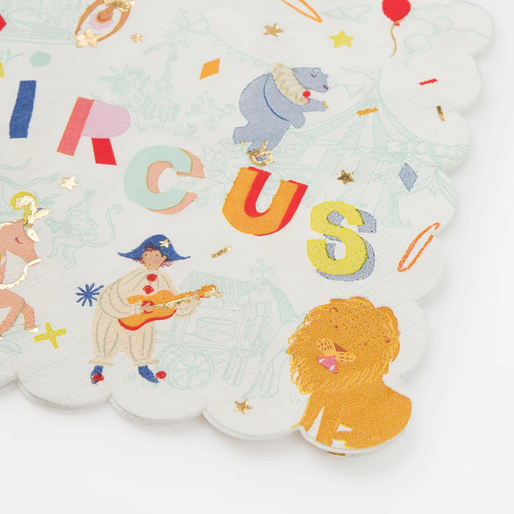 MERI MERI CIRCUS NAPKINS 16PC