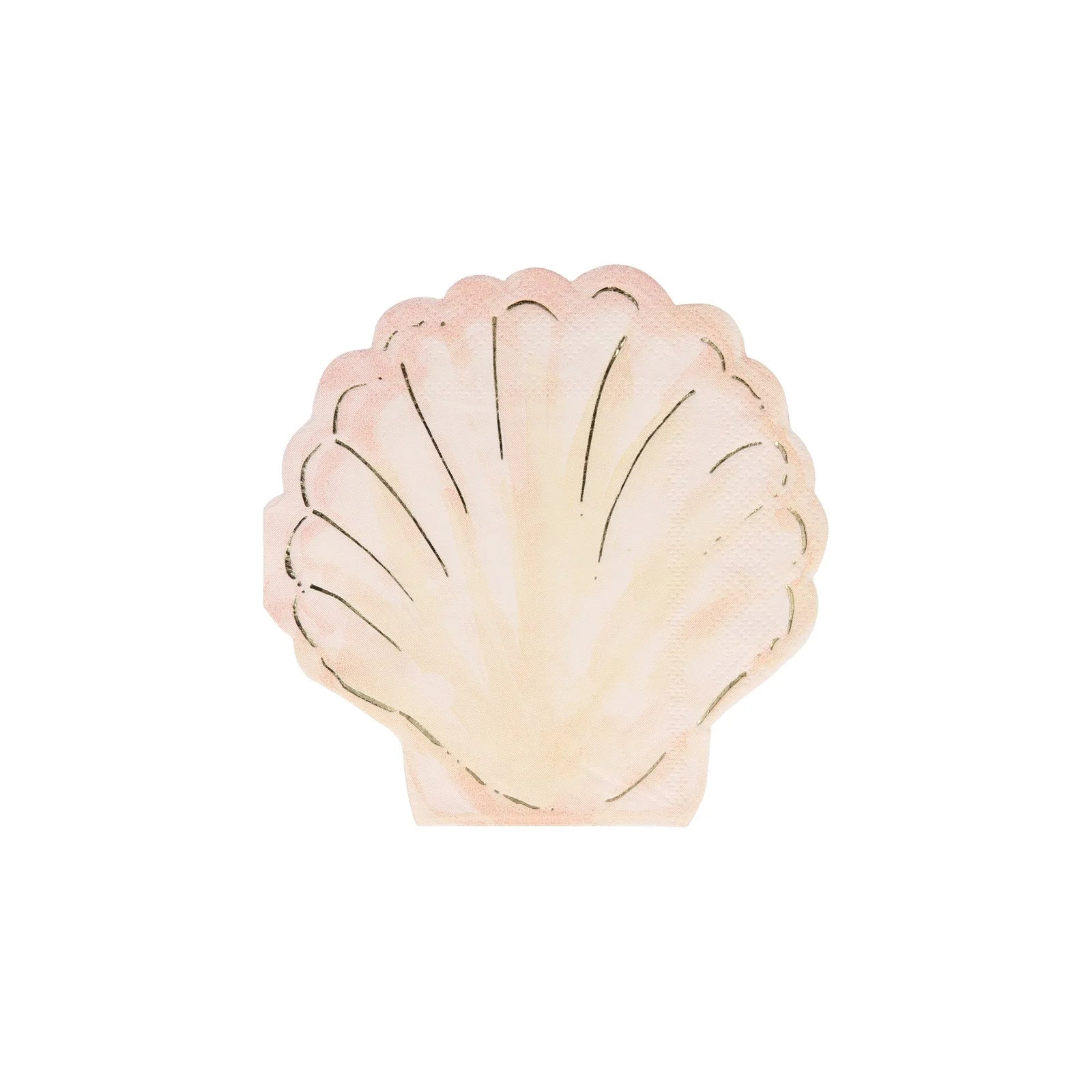 MERI MERI WATERCOLOUR CLAM SHELL NAPKINS 16PC