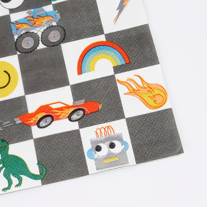 MERI MERI TOYBOX LARGE NAPKIN 16PK