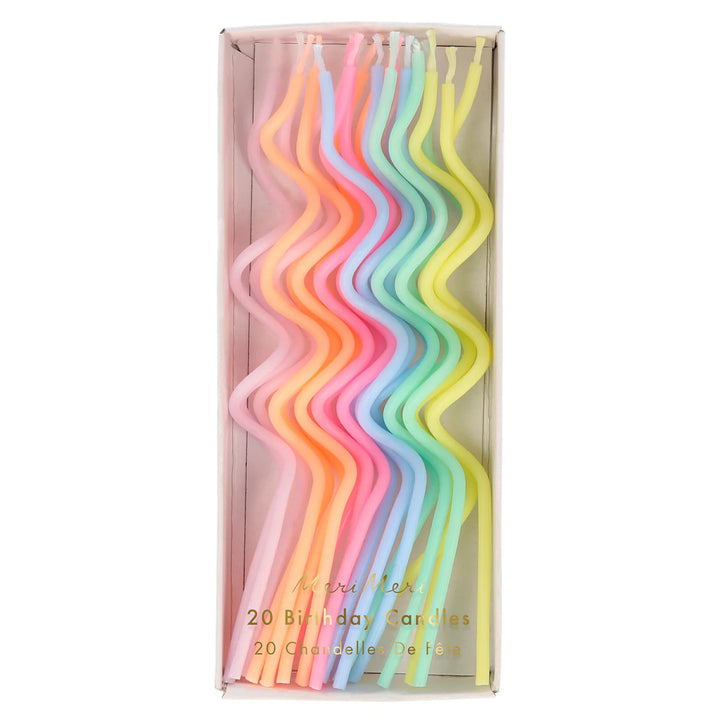 MERI MERI PASTEL SWIRLY CANDLES