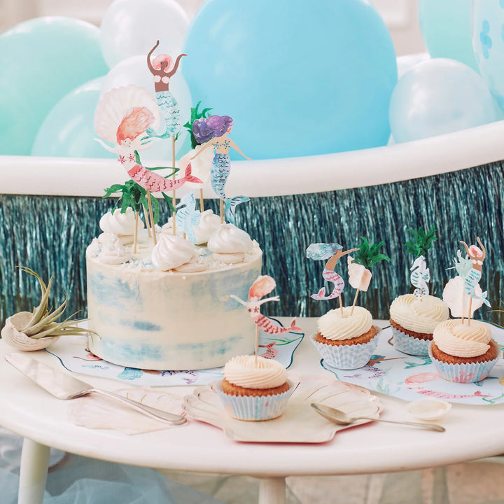 MERI MERI MERMAID CAKE TOPPERS