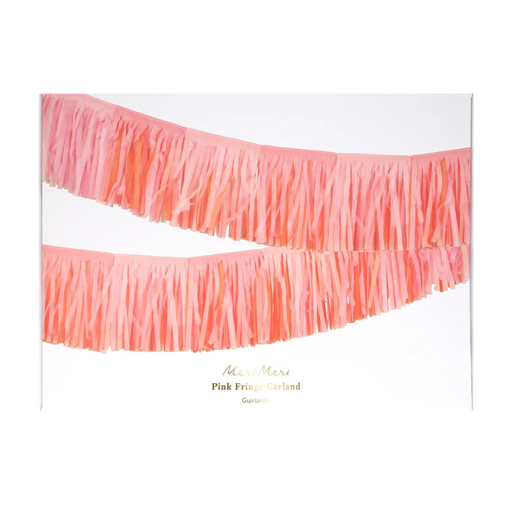 MERI MERI PINK FRINGE GARLAND