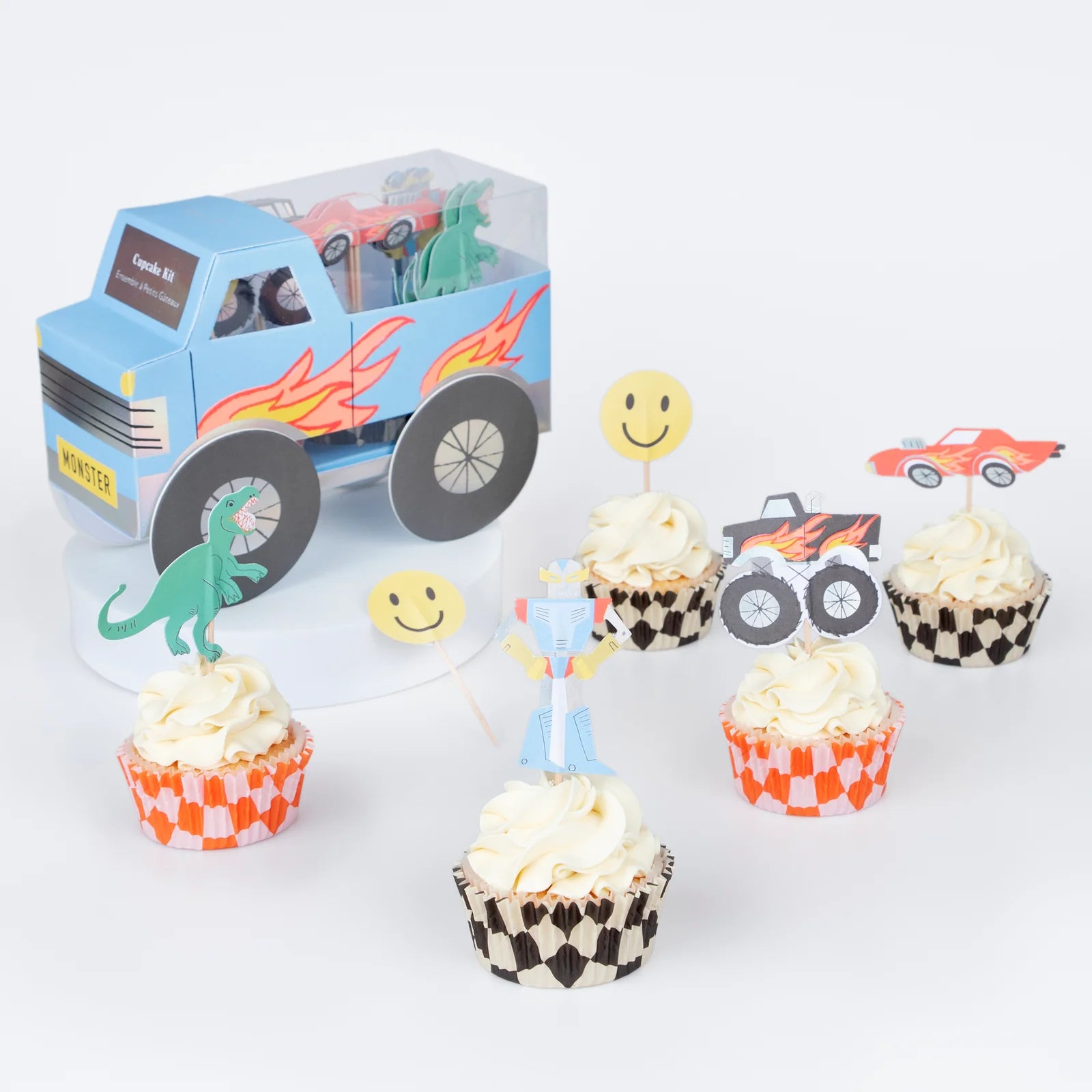 MERI MERI MONSTER TRUCK CUP CAKE KIT