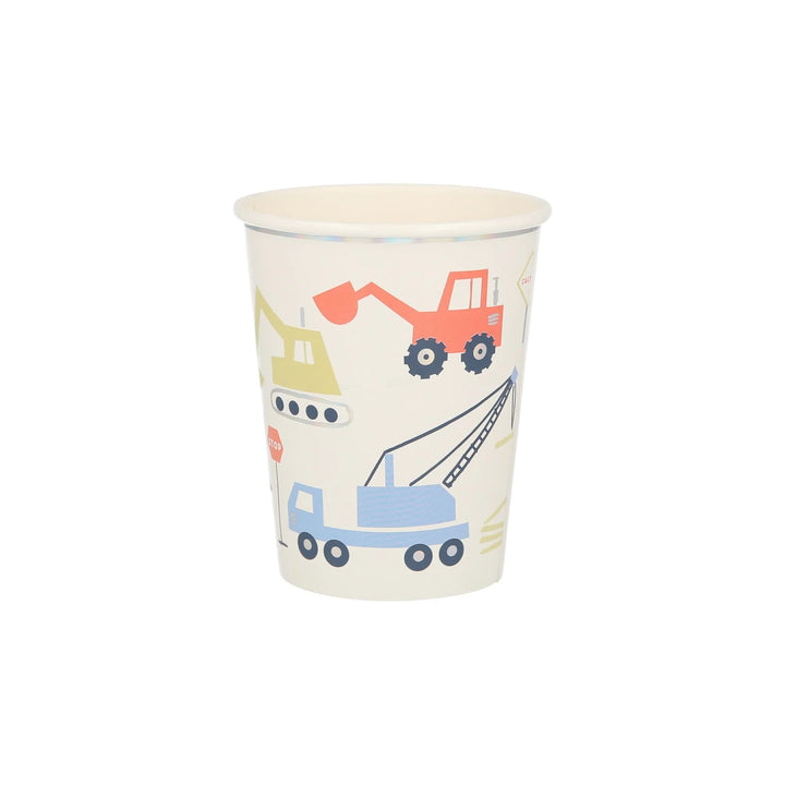 MERI MERI CONSTRUCTION CUPS 8PC
