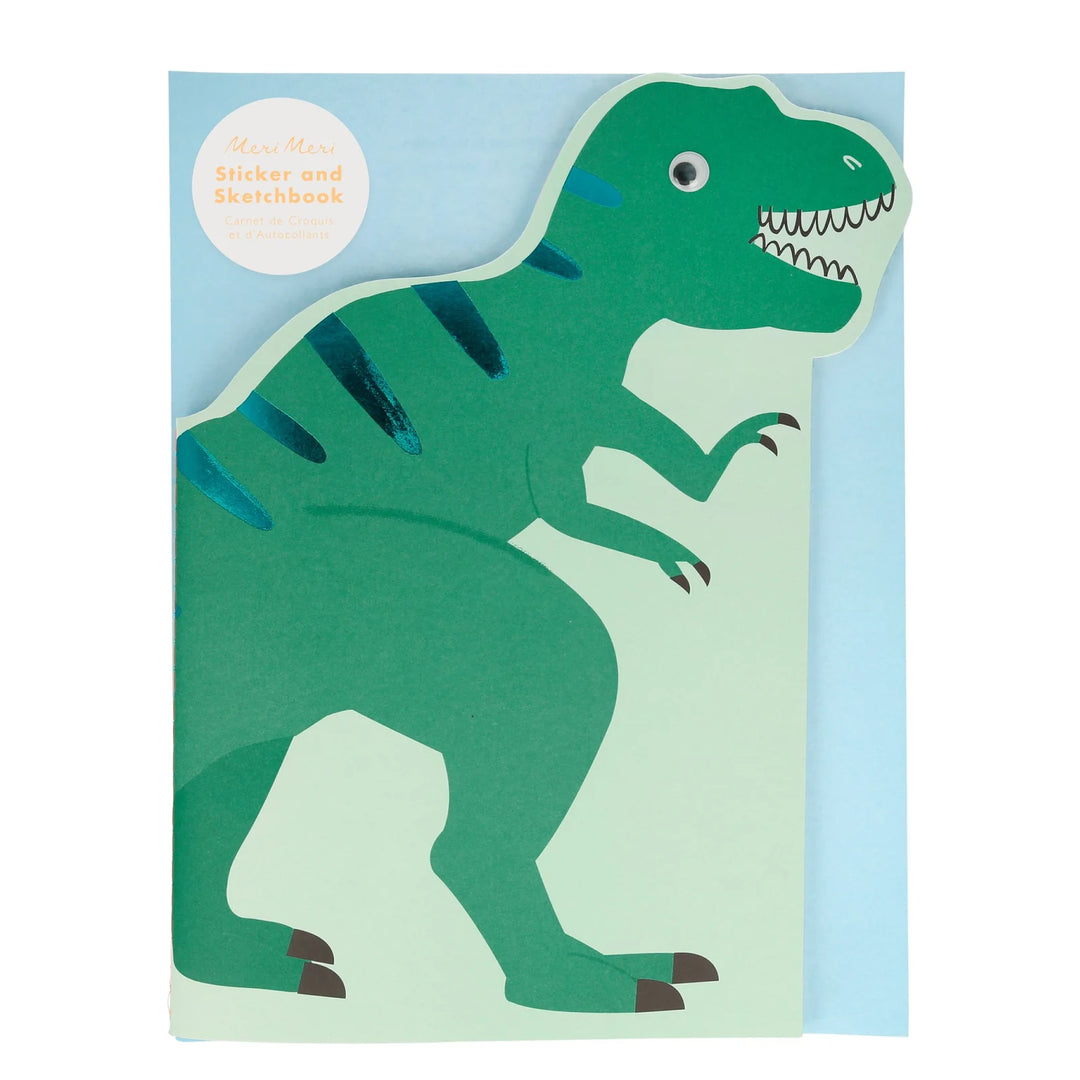 MERI MERI DINOSAUR STICKER &amp; SKETCH BOOK