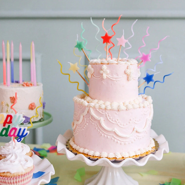 MERI MERI PASTEL SWIRLY CANDLES