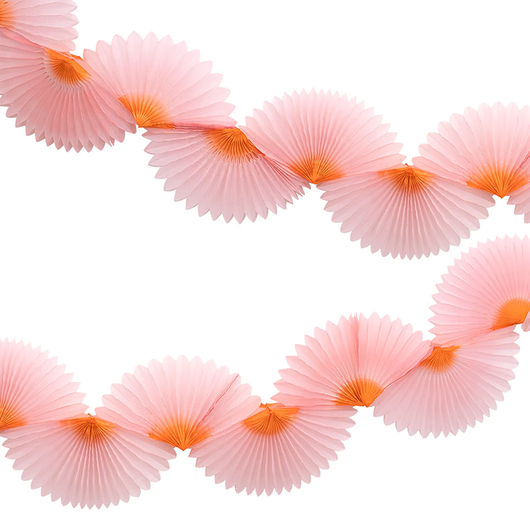 MERI MERI PINK HONEYCOMB FAN GARLAND