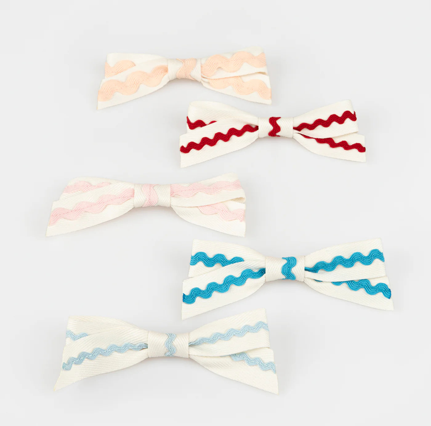 MERI MERI RIC RAC BOW HAIR CLIPS 5PC – Common Circus