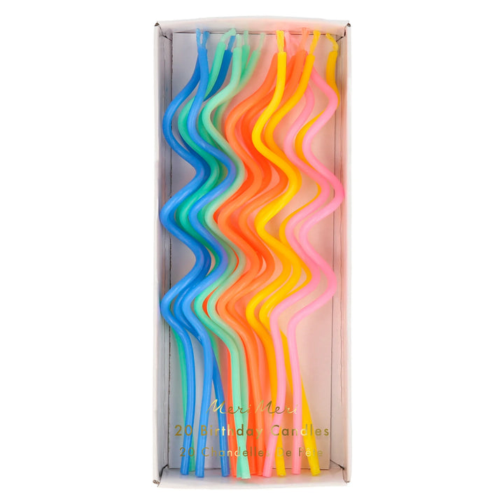 MERI MERI MIXED SWIRLY CANDLES