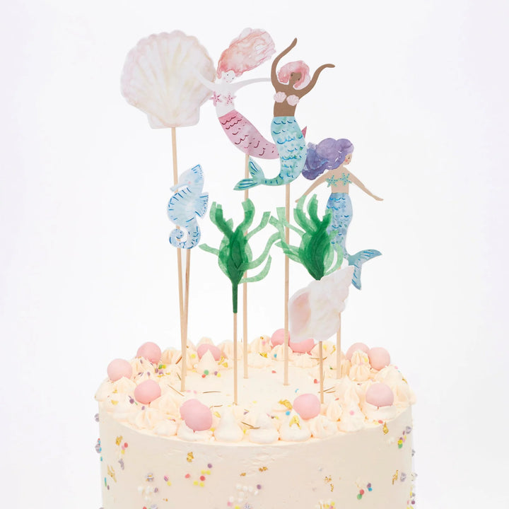 MERI MERI MERMAID CAKE TOPPERS