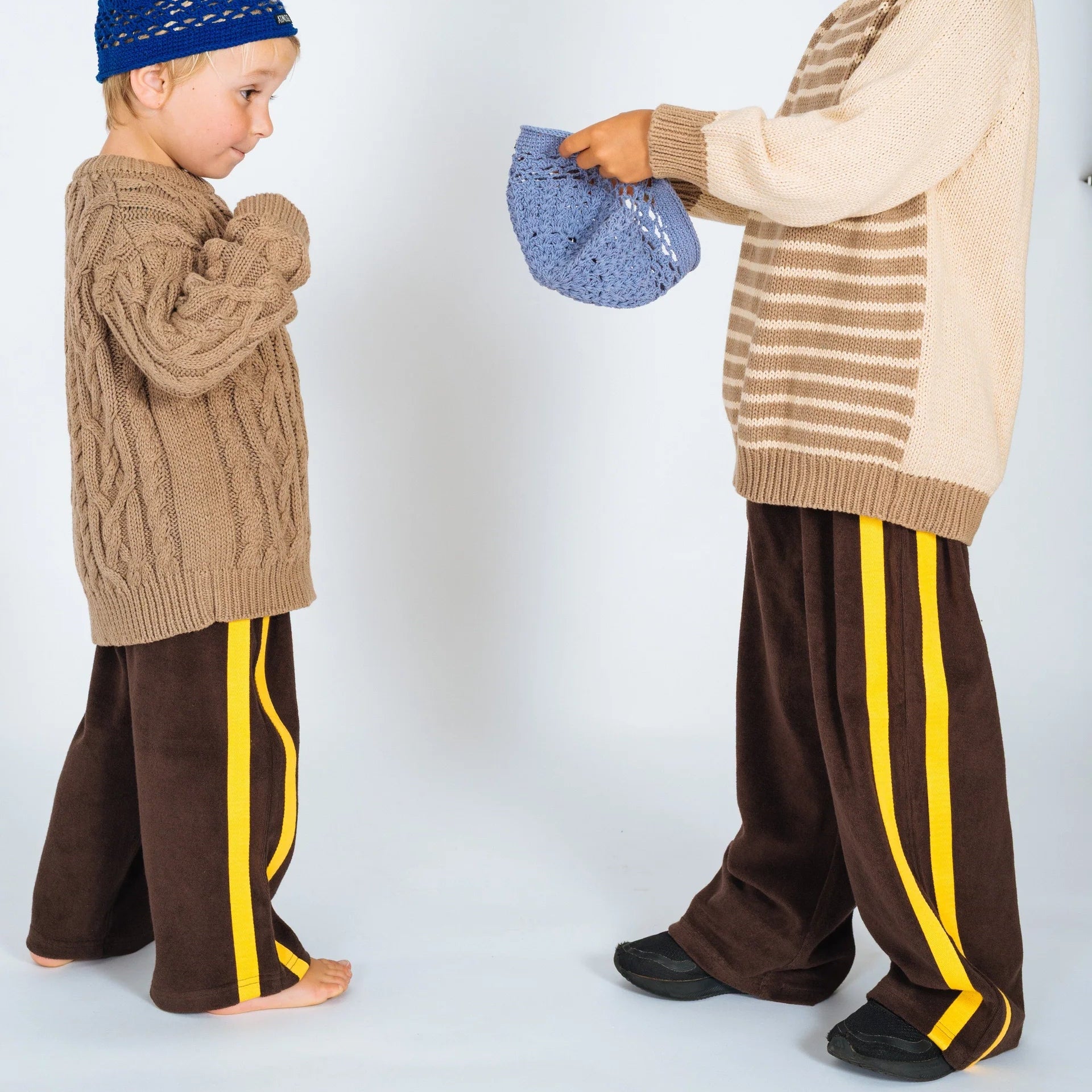 ATMOSEA MINI TERRY PANT: CHOCOLATE MANGO