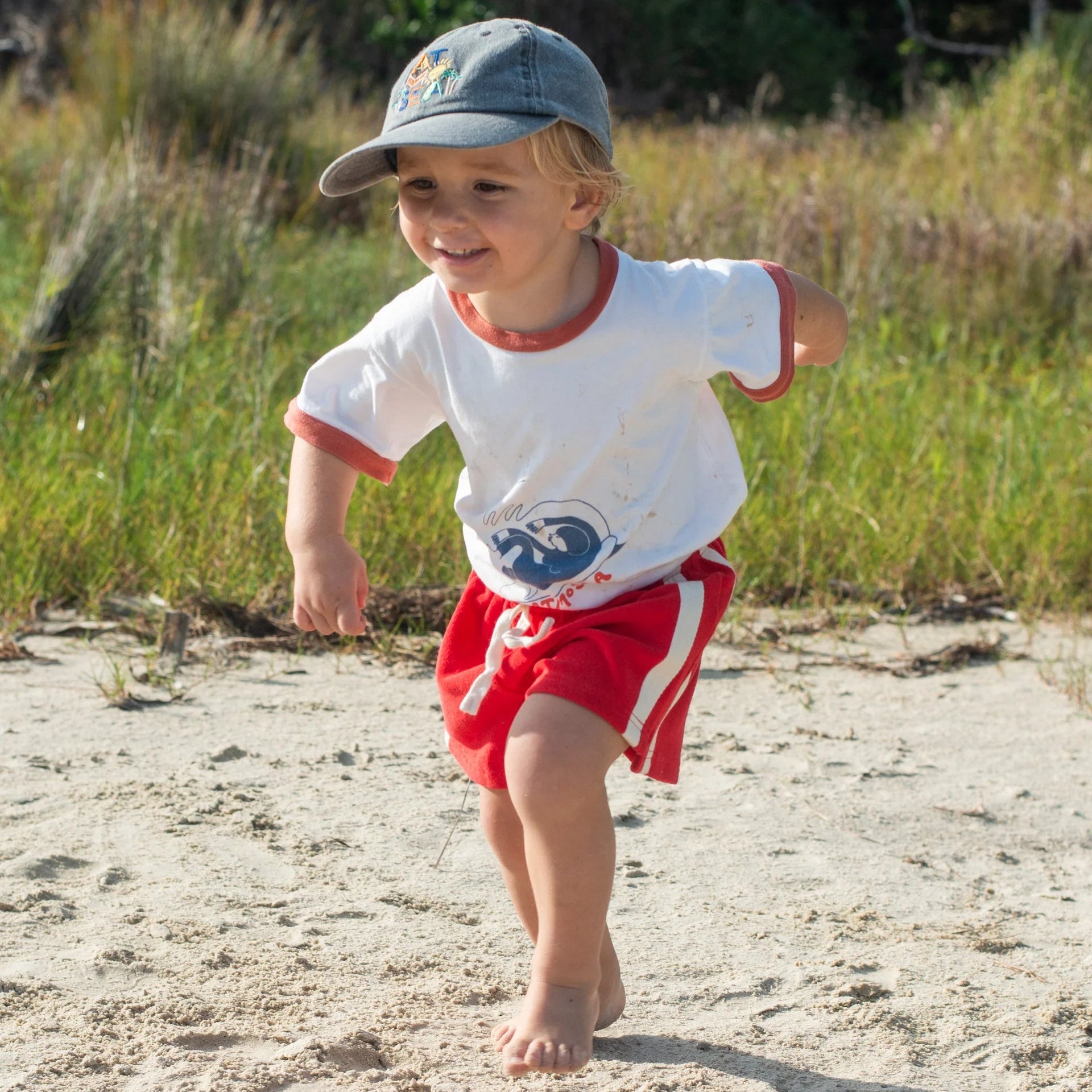 ATMOSEA MINI TERRY SHORT: CHILLI