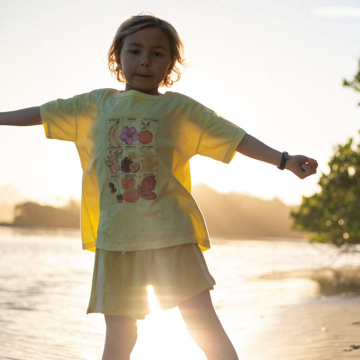 ATMOSEA MINI TERRY SHORT: BUTTER YELLOW