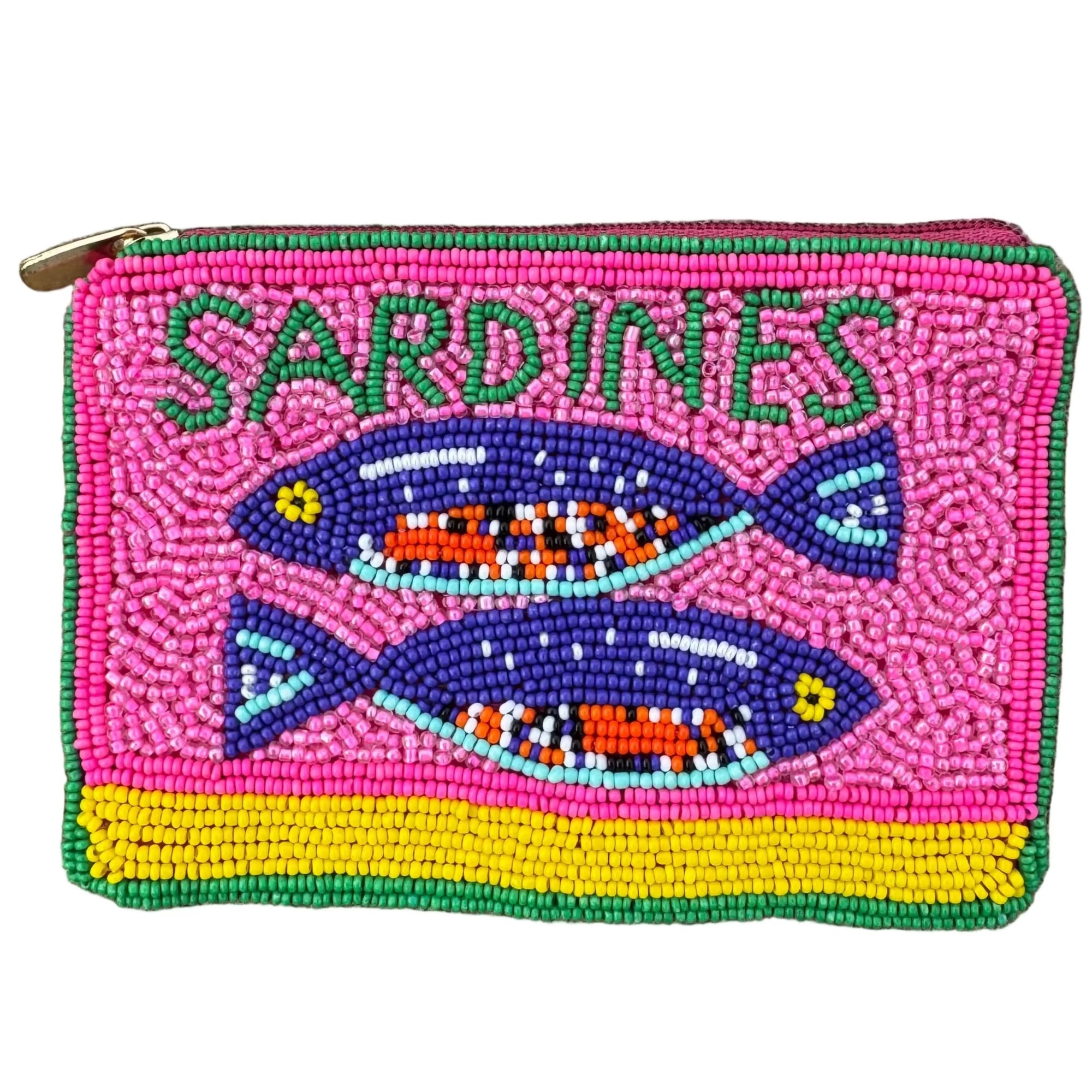 SARDINES BEADED COIN PURSE