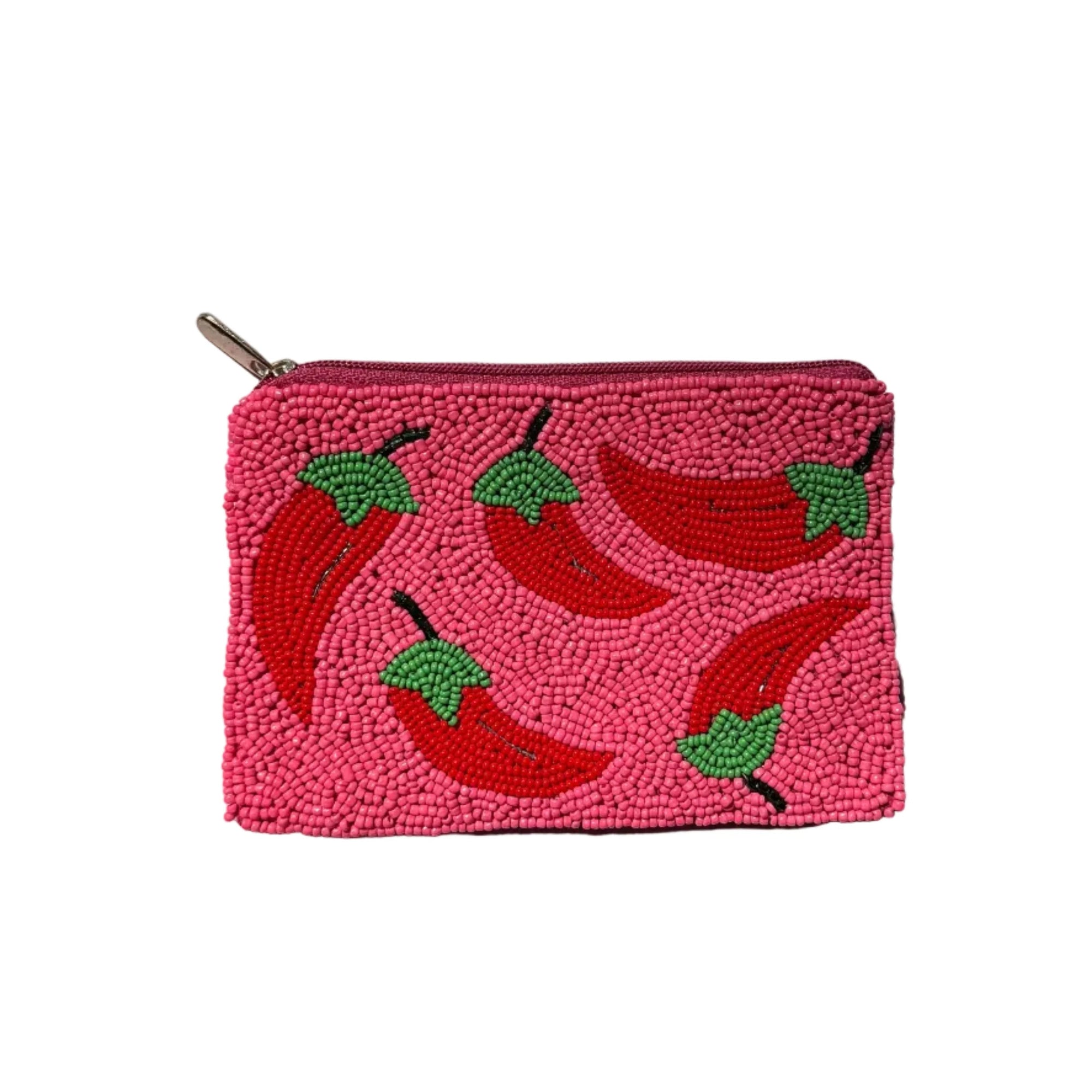 SPICY CHILLI BEADED COIN PURSE
