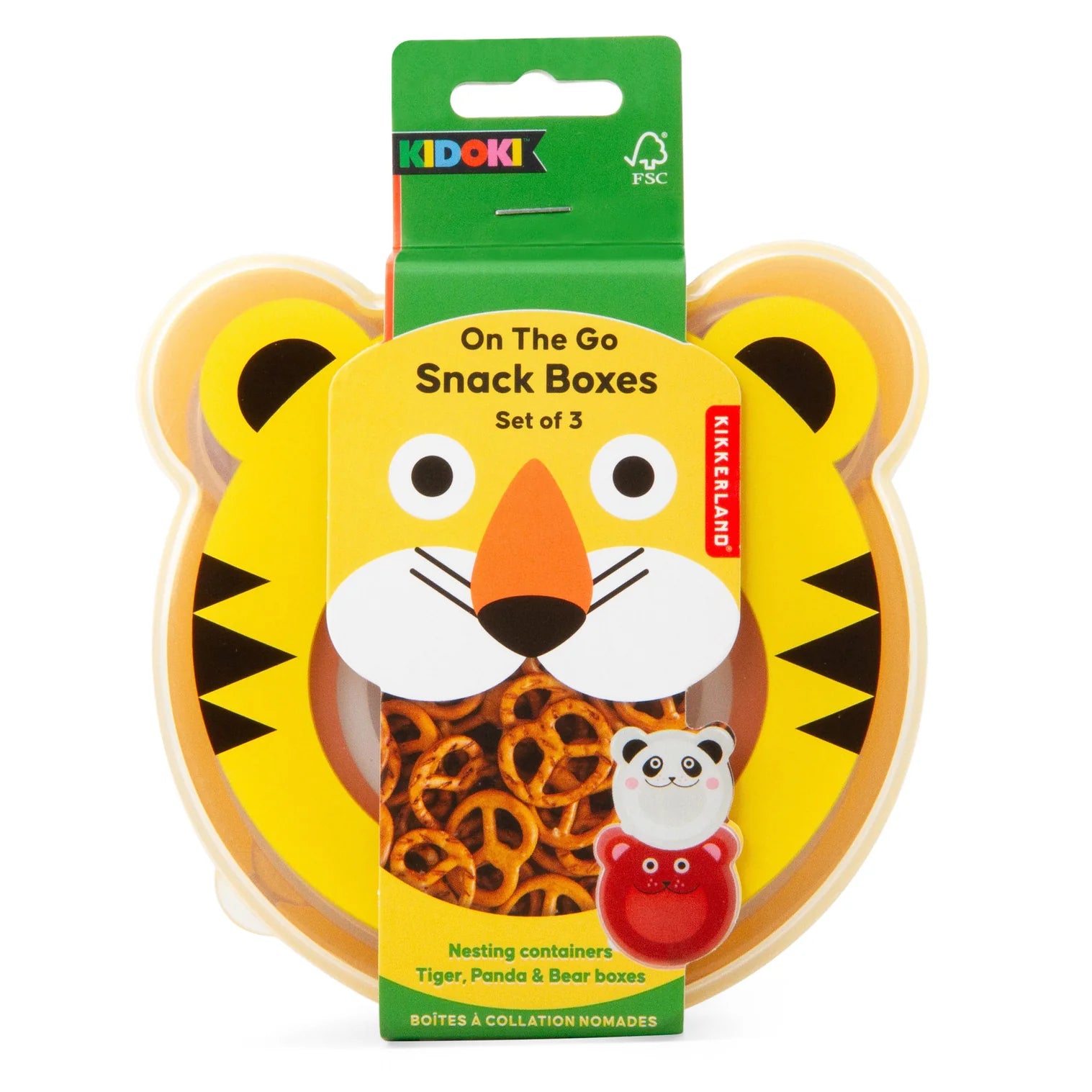 KIDOKI ON THE GO SNACK BOXES 3PC