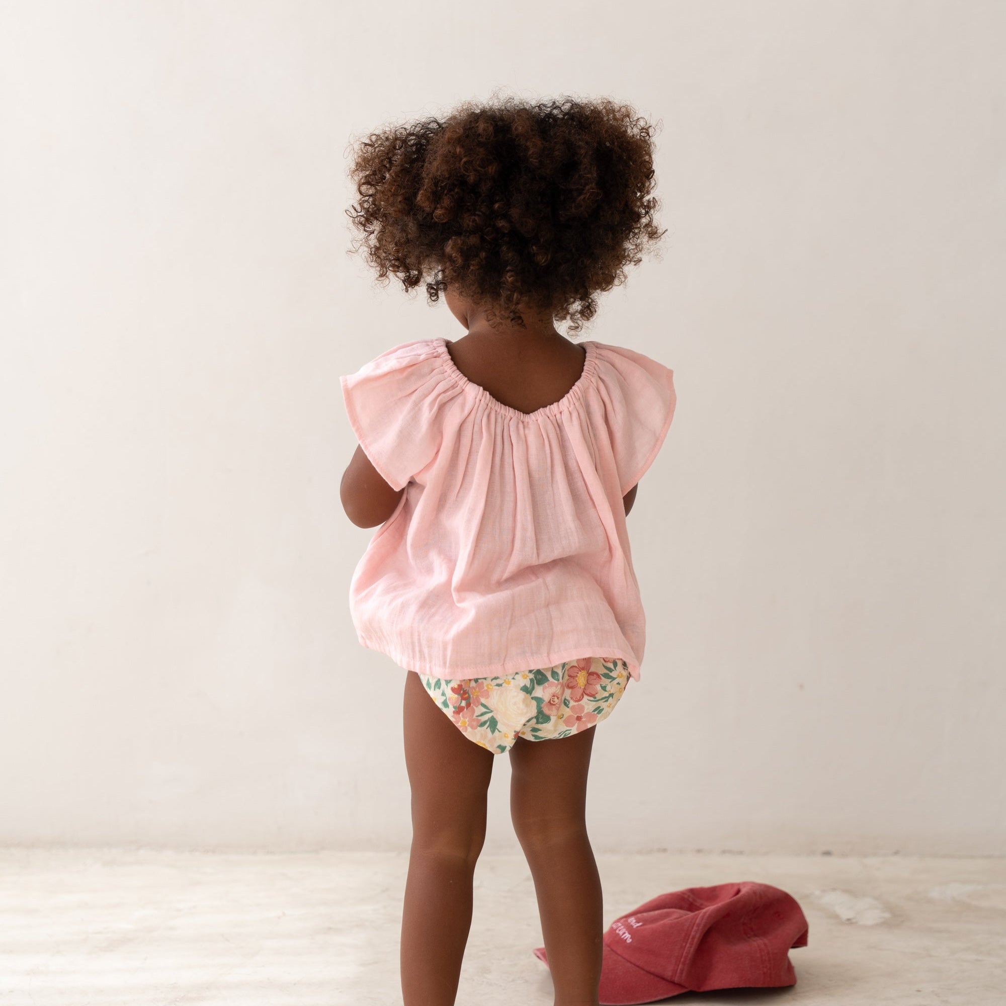 ILLOURA THE LABEL FREYA BLOUSE: PEONY