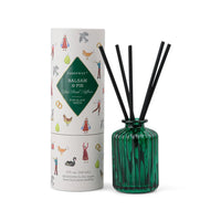 PADDYWAX HOLIDAY RIBBED GLASS DIFFUSER: BALSAM & FIR