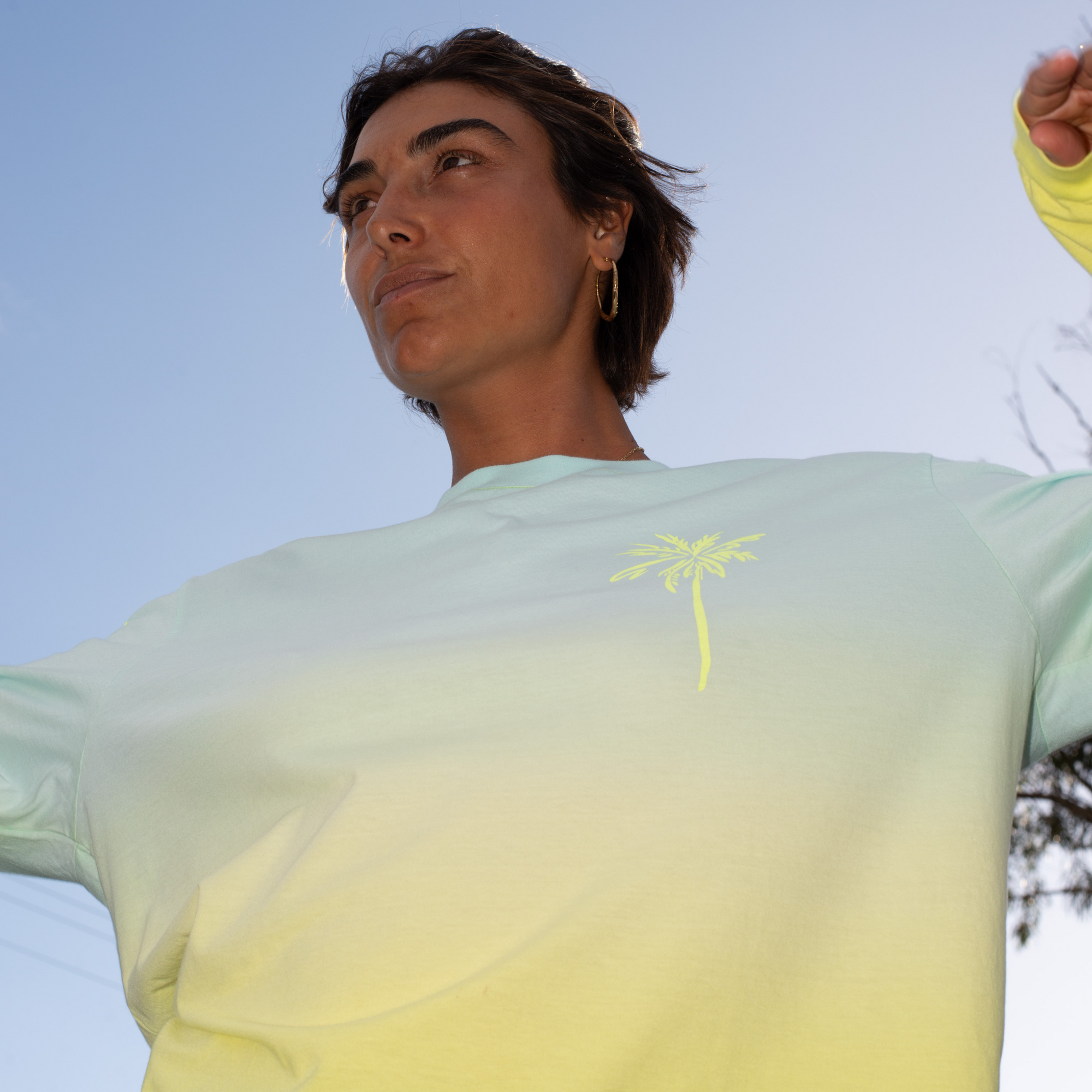 PATCHS STUDIO PALM LONG SLEEVE TEE