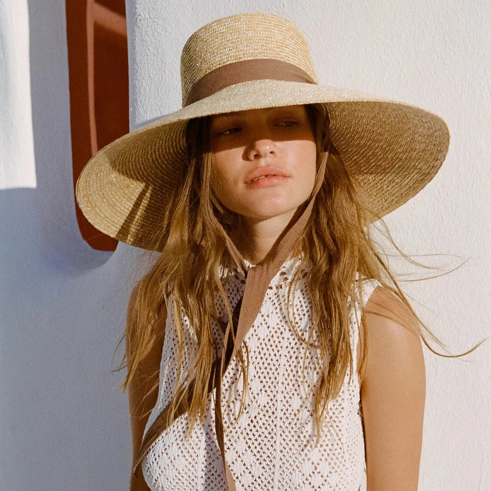 LACK OF COLOR PALOMA SUN HAT: NATURAL