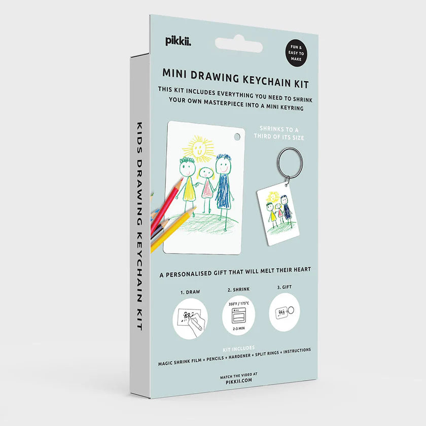 PIKKII KEYRING SHRINK KIT: DRAWING