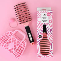 NO NASTIES DETANGLER BRUSH: PINK