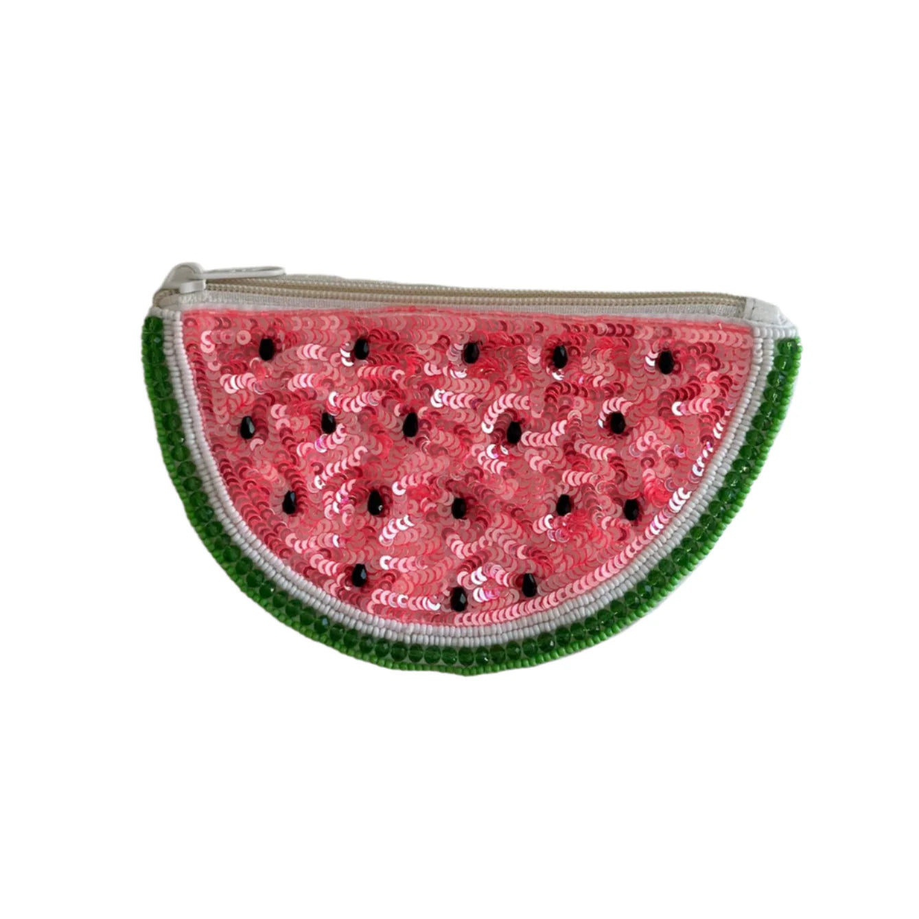 RED WATERMELON SEQUIN COIN PURSE