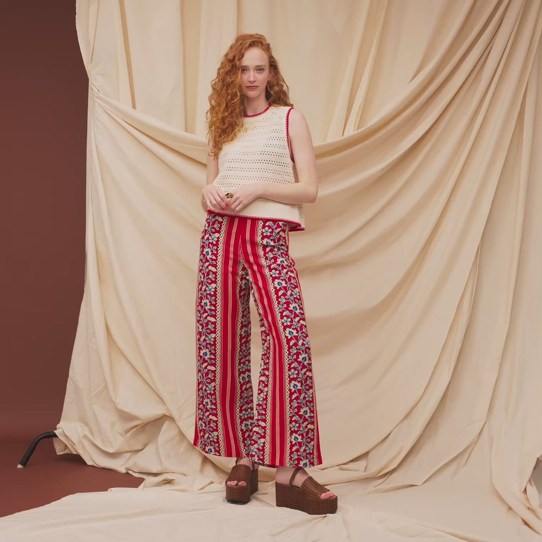 SAGE &amp; CLARE NATALINA KNIT TOP: PEARL