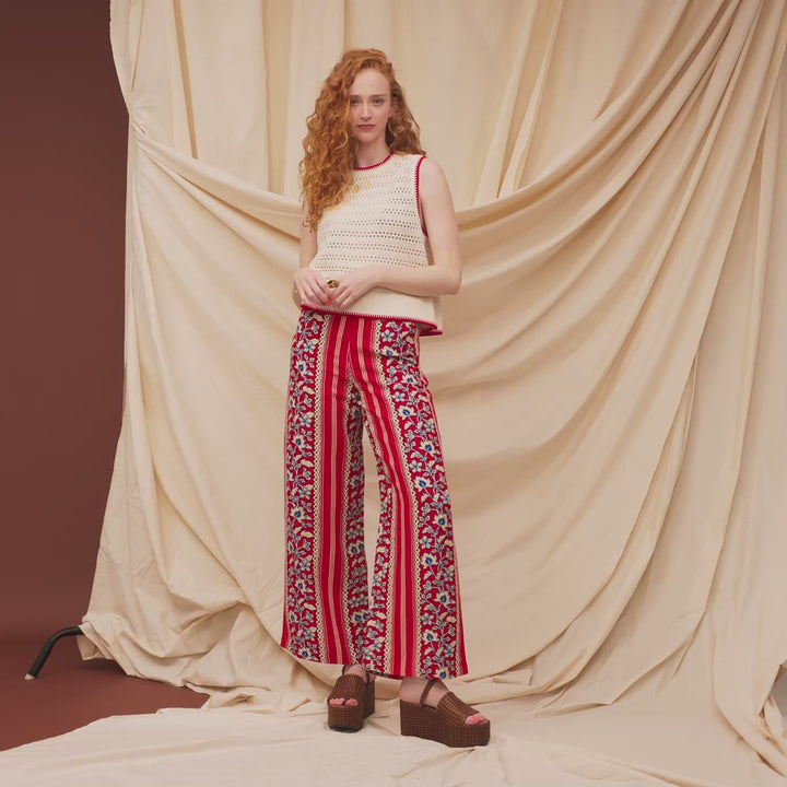SAGE &amp; CLARE NATALINA KNIT TOP: PEARL