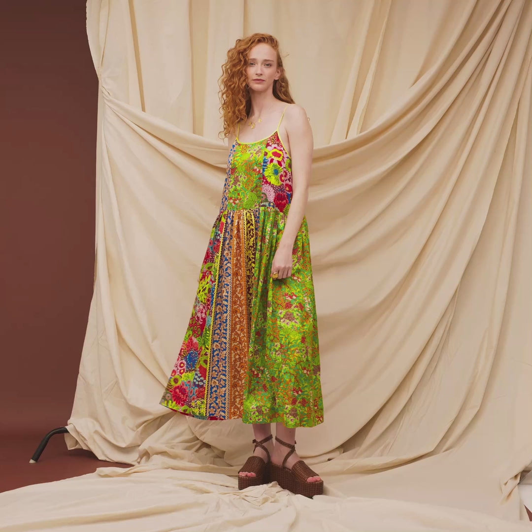 SAGE &amp; CLARE CLAUDIA PATCHWORK DRESS