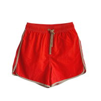 THE SET THE QUICK DRY SWIM SHORT: TOMATO