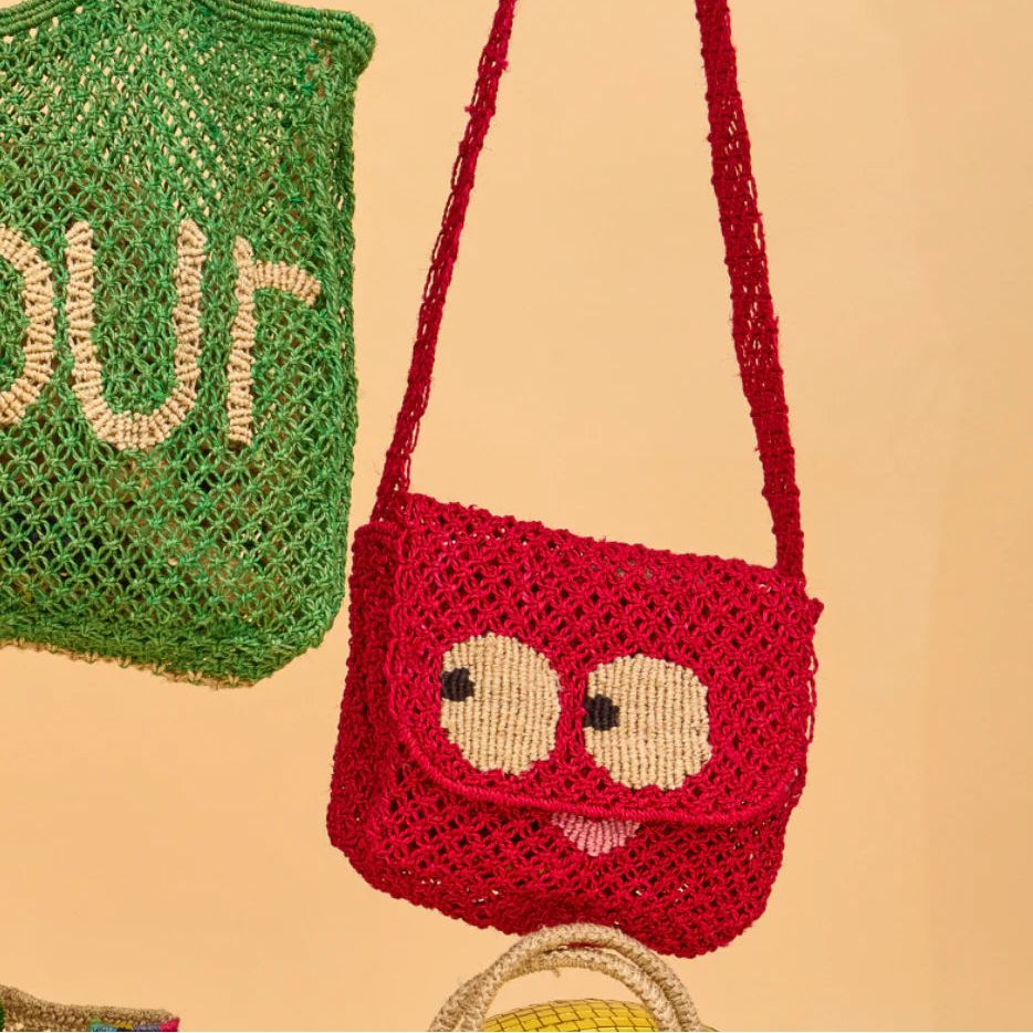 THE JACKSONS LOLA BAG: BIG EYES SWEETHEART / RASPBERRY